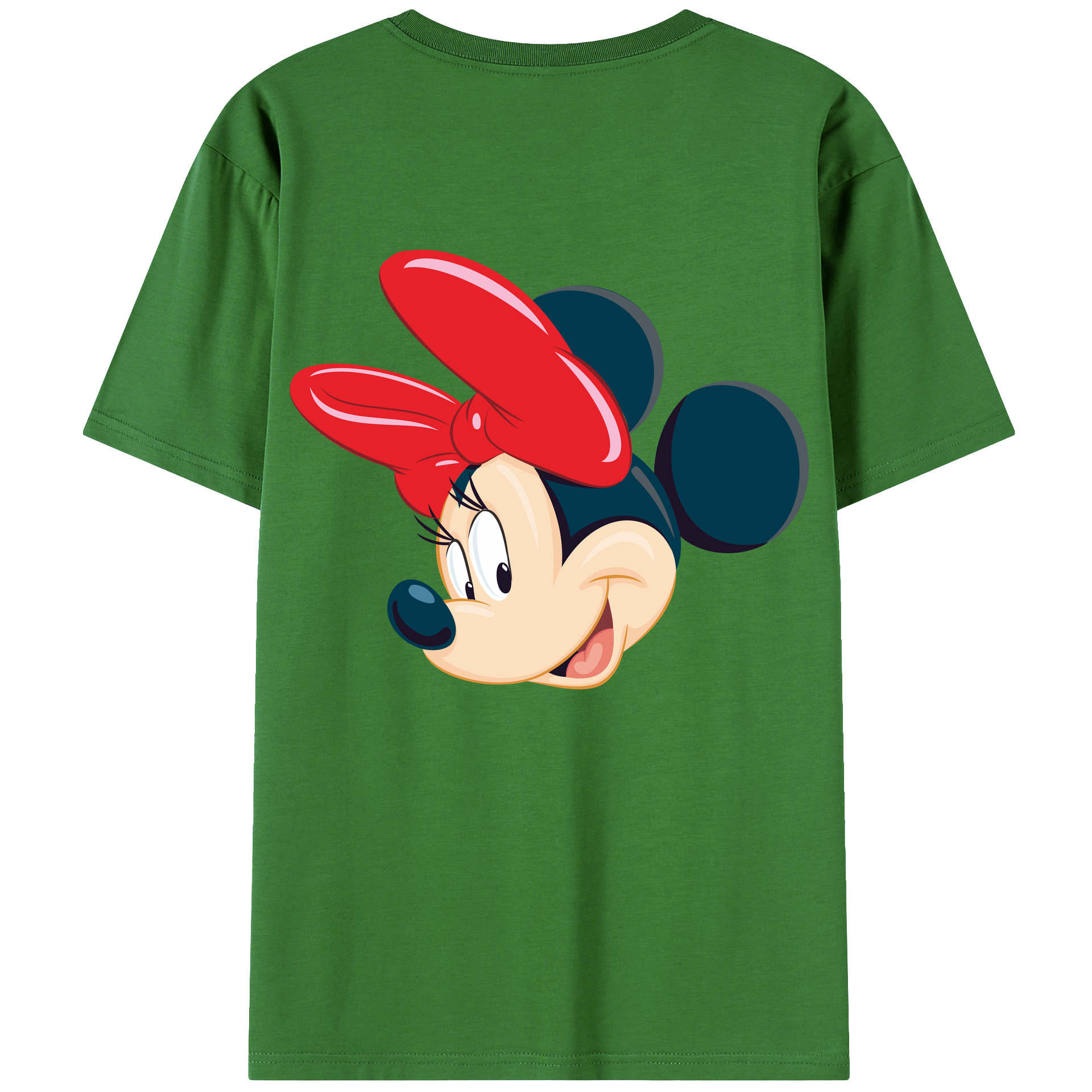 （画像用） ミッキーマウス Mickey Mouse レディース半袖Tシャツ(バックプリント)